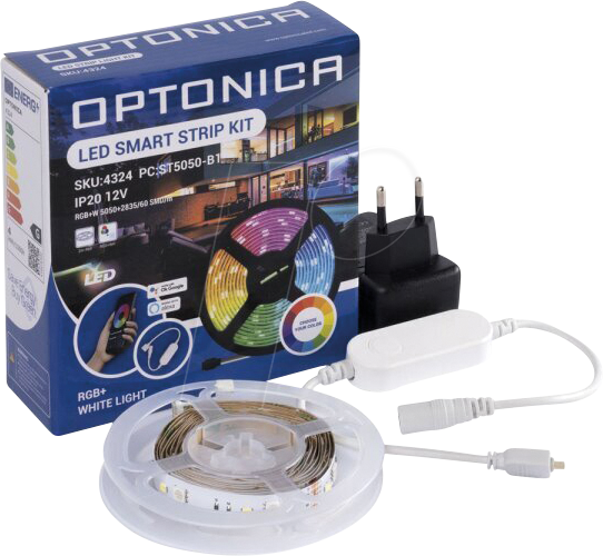 OPT 4329 - LED-Streifen Set, WiFi Controller, 2 m von OPTONICA