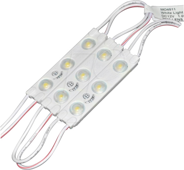 OPT 4514 - LED SMD 2835 Modul, IP65, rot, 20 Stk von OPTONICA