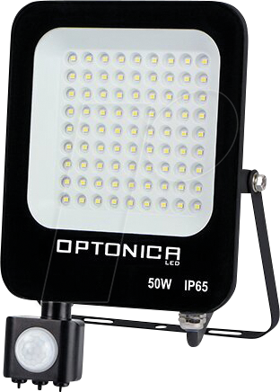 OPT 5781 - LED-Fluter, 50W, 4500K, Bewegungsmelder von OPTONICA