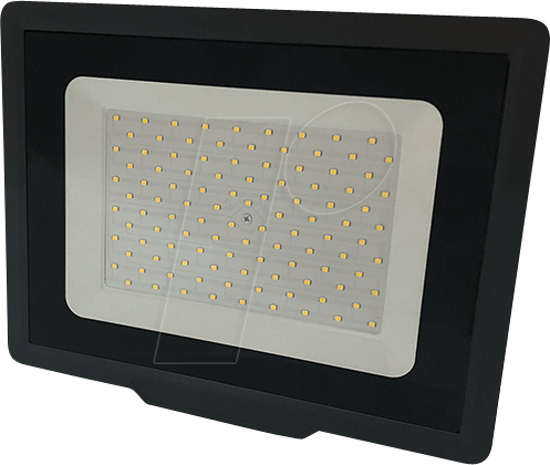 OPT 5928 - LED-Flutlicht, 100 W, 8000 lm, 4500 K, schwarz von OPTONICA