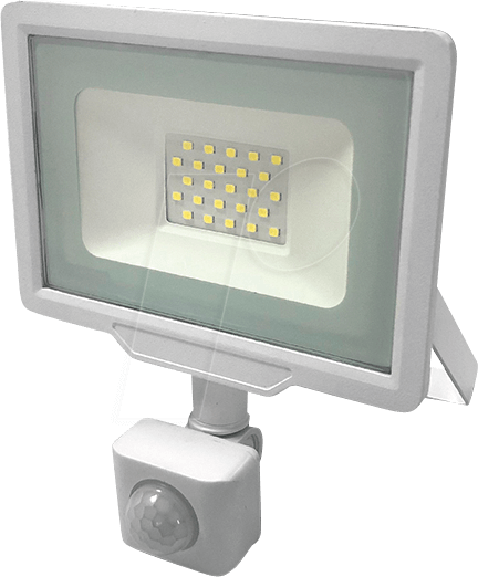 OPT 5935 - LED-Flutlicht, 20 W, 2700 K, IP65, Sensor von OPTONICA