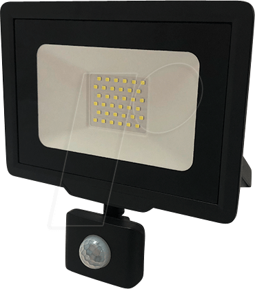 OPT 5947 - LED-Flutlicht, 30 W,6000 K, IP65, Sensor von OPTONICA
