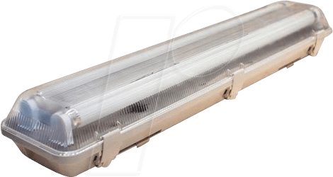 OPT 6741 - LED-Wannenleuchte, 48 W, 4000 lm, 6000 K, 158,5 cm, IP65, 2 flam von OPTONICA