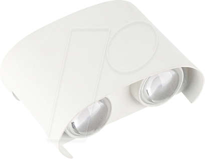 OPT 7408 - Wandleuchte, 4 W, 3000 K, 380 lm, weiß, IP 65 OPT 7408 - Wandleuchte, 4 W, 3000 K, 380 lm, weiß, IP 65 von OPTONICA