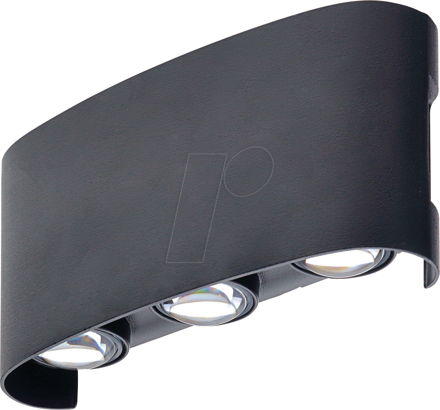OPT 7409 - Wandleuchte, 6 W, 3000 K, 480 lm, schwarz, IP 65 OPT 7409 - Wandleuchte, 6 W, 3000 K, 480 lm, schwarz, IP 65 von OPTONICA