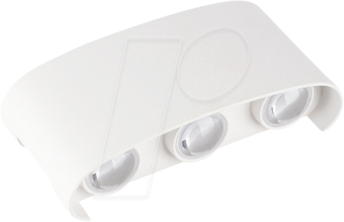 OPT 7410 - Wandleuchte, 6 W, 3000 K, 480 lm, weiß, IP 65 OPT 7410 - Wandleuchte, 6 W, 3000 K, 480 lm, weiß, IP 65 von OPTONICA