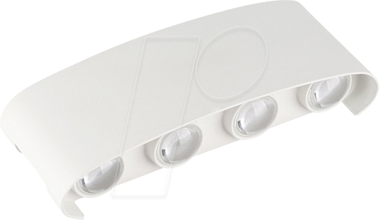 OPT 7412 - Wandleuchte, 8 W, 3000 K, 680 lm, weiß, IP 65 OPT 7412 - Wandleuchte, 8 W, 3000 K, 680 lm, weiß, IP 65 von OPTONICA
