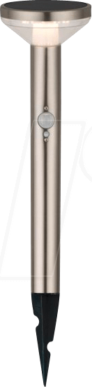 OPT 9332 - LED-Solarleuchte, Erdspieß, silber, IP44, Bewegungsmelder von OPTONICA