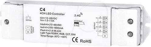 OPT AC6343 - Controller, LED-Streifen, RGB/RGBW von OPTONICA