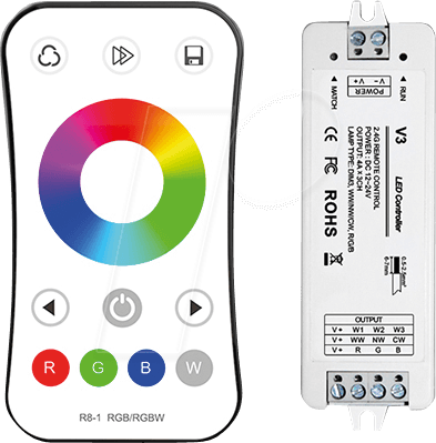 OPT AC6349 - Controller, LED-Streifen, RGB, mit Fernbedienung OPT AC6349 - Controller, LED-Streifen, RGB, mit Fernbedienung von OPTONICA