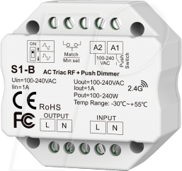 OPT AC6363 - AC Triac Funk,+ Tast Dimmer, LED OPT AC6363 - AC Triac Funk,+ Tast Dimmer, LED von OPTONICA