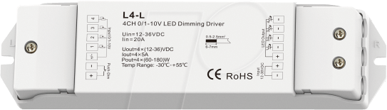OPT AC6369 - Controller, LED-Streifen, Dimmer 0-10 V von OPTONICA