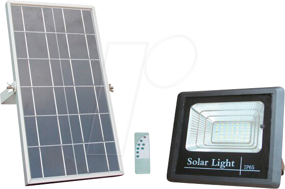 OPT FL5460 - LED-Solarleuchte, Strahler, 12 W, 500 lm, 6000K von OPTONICA