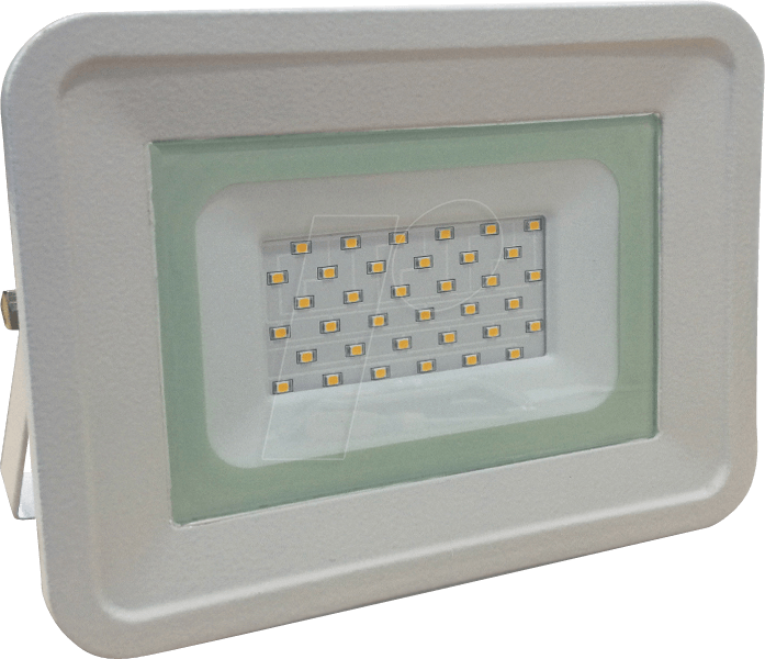 OPT FL5809 - LED-Flutlicht, 30 W, 2550 lm, 2700 K, weiß, IP65 von OPTONICA