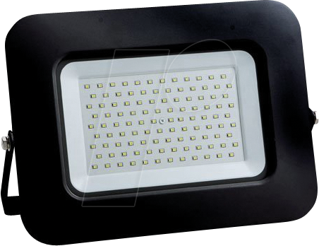 OPT FL5894 - LED-Flutlicht, 100 W, 8500 lm, 2800 K, slim, schwarz, IP65 von OPTONICA