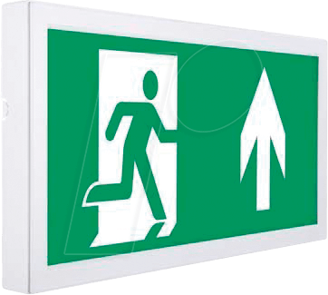OPT WW7207 - LED-Fluchtweg-Leuchte, 3 W, Notausgang, Wand, Decke, slim OPT WW7207 - LED-Fluchtweg-Leuchte, 3 W, Notausgang, Wand, Decke, slim von OPTONICA