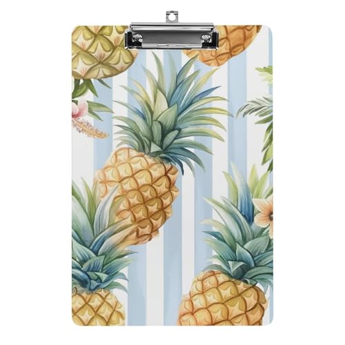 Acryl Klemmbretter Ananas Muster Blumen Office File Folders Platte Klemmbrett Für Das Schreiben Malerei von OQPDONCWR