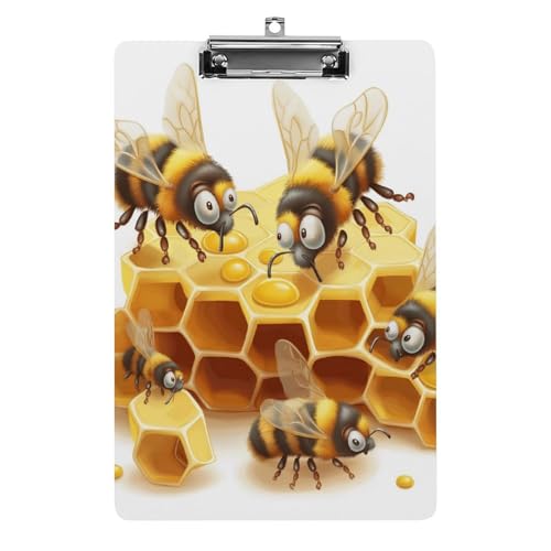 Acryl Klemmbretter Bienen Muster Office File Folders Platte Klemmbrett Für Das Schreiben Malerei von OQPDONCWR