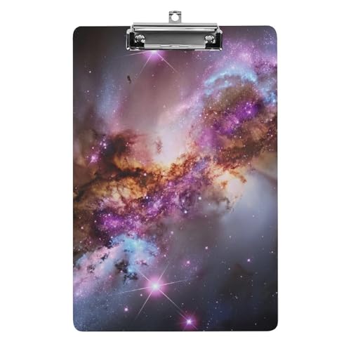 Acryl Klemmbretter Galaxie Violett Office File Folders Platte Klemmbrett Für Das Schreiben Malerei von OQPDONCWR