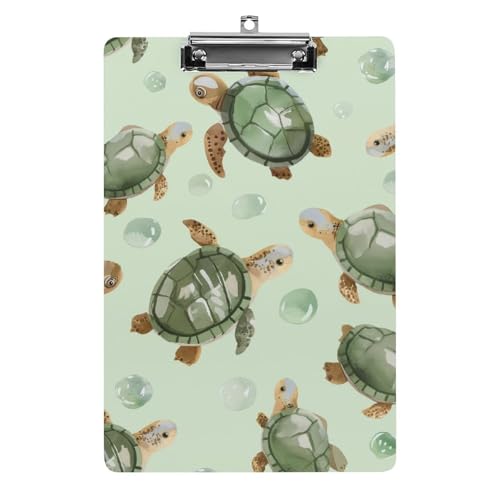 Acryl Klemmbretter Schildkröte Muster Office File Folders Platte Klemmbrett Für Das Schreiben Malerei von OQPDONCWR