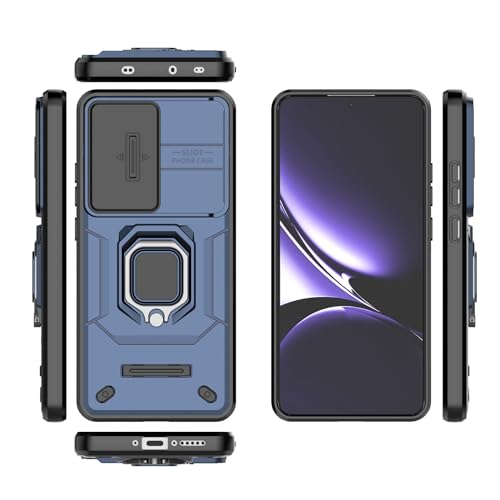 OQQPXIUY Smartphone Back Case Kompatibel mit Xiaomi Redmi Turbo 4 5G (Inlandsversion) Handyhülle, schlanke Hülle, Ständer, Handyhülle aus PC und TPU, Handyhülle mit Druckfenster Cover Bundles(Blue) von OQQPXIUY