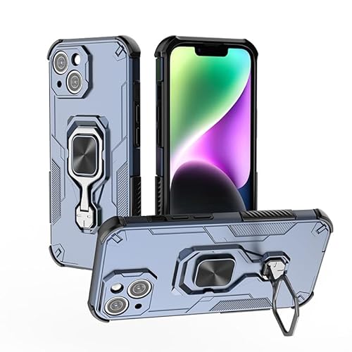 Smartphone Back Case Fallschutzhülle, kompatibel mit iPhone 15 6,1 Zoll Hülle mit integriertem Ringständer, stoßfester, schlanker Schale mit weichen Kanten, rutschfester und sturzsicherer Schutzhülle Smartphone Back Case Fallschutzhülle, kompatibel mit iPhone 15 6,1 Zoll Hülle mit integriertem Ringständer, stoßfester, schlanker Schale mit weichen Kanten, rutschfester und sturzsicherer Schutzhülle von OQQPXIUY