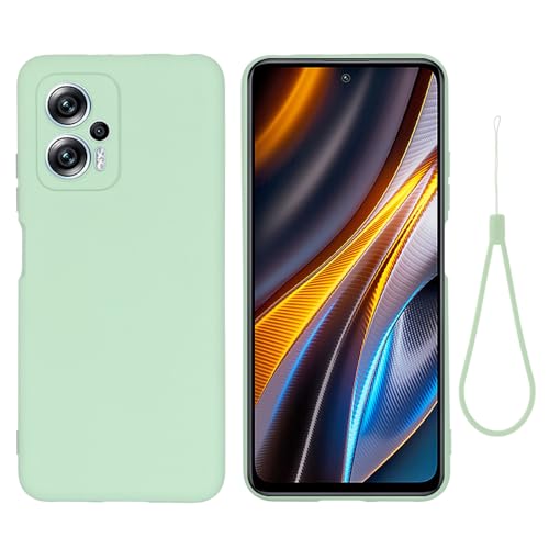 Smartphone Back Case Kompatibel mit Xiaomi Redmi Note 12T Pro Handyhülle, kratzfest, dünn, flüssiges Silikon, weiches TPU-Gummi, vollständiger Kameraschutz, Bumper, reine Farbe, einfache Abdeckung mit Smartphone Back Case Kompatibel mit Xiaomi Redmi Note 12T Pro Handyhülle, kratzfest, dünn, flüssiges Silikon, weiches TPU-Gummi, vollständiger Kameraschutz, Bumper, reine Farbe, einfache Abdeckung mit von OQQPXIUY