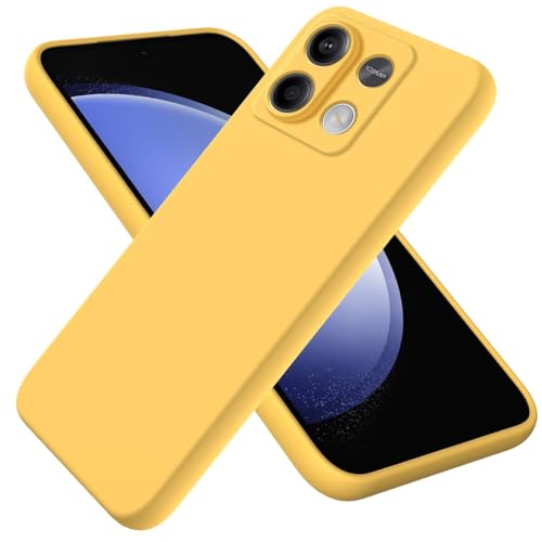 Smartphone Back Case Kompatibel mit Xiaomi Redmi Note 13 5G Handyhülle, kratzfest, dünn, flüssiges Silikon, weiches TPU-Gummi, vollständiger Kameraschutz, Bumper, reine Farbe, einfache Abdeckung mit A Smartphone Back Case Kompatibel mit Xiaomi Redmi Note 13 5G Handyhülle, kratzfest, dünn, flüssiges Silikon, weiches TPU-Gummi, vollständiger Kameraschutz, Bumper, reine Farbe, einfache Abdeckung mit A von OQQPXIUY