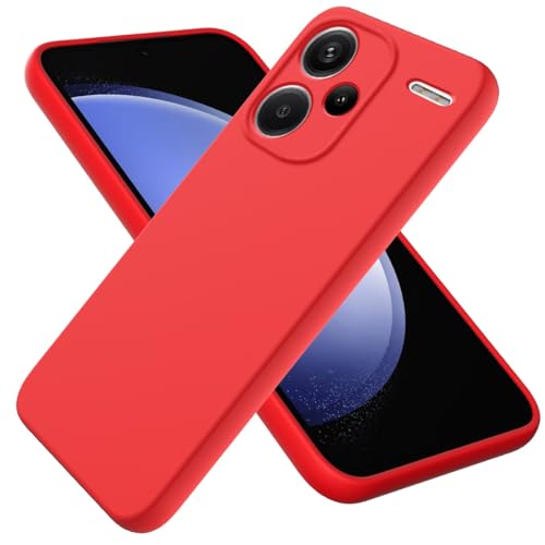 Smartphone Back Case Kompatibel mit Xiaomi Redmi Note 13 Pro Plus 5G/Note 13 Pro + 5G Handyhülle, kratzfest, dünn, schlank, flüssiges Silikon, weicher TPU-Gummi, vollständiger Kameraschutz, Bumper Cov Smartphone Back Case Kompatibel mit Xiaomi Redmi Note 13 Pro Plus 5G/Note 13 Pro + 5G Handyhülle, kratzfest, dünn, schlank, flüssiges Silikon, weicher TPU-Gummi, vollständiger Kameraschutz, Bumper Cov von OQQPXIUY