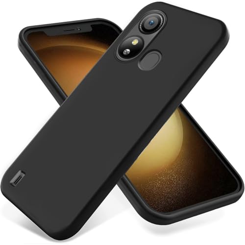 Smartphone Back Case Kompatibel mit ZTE L220 Handyhülle, kratzfest, dünn, flüssiges Silikon, weiches TPU-Gummi, vollständiger Kameraschutz, Bumper, reine Farbe, einfache Abdeckung mit Armband Cover Bu Smartphone Back Case Kompatibel mit ZTE L220 Handyhülle, kratzfest, dünn, flüssiges Silikon, weiches TPU-Gummi, vollständiger Kameraschutz, Bumper, reine Farbe, einfache Abdeckung mit Armband Cover Bu von OQQPXIUY