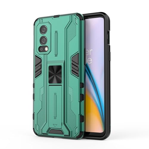 Smartphone Back Case Magnetische, mit Oneplus Nord 2 5G-Hülle kompatible Hülle mit integriertem, unsichtbarem Ständer, stoßfester, schmaler, nahtloser Handyhülle mit Ständer, rutschfester und sturzsic Smartphone Back Case Magnetische, mit Oneplus Nord 2 5G-Hülle kompatible Hülle mit integriertem, unsichtbarem Ständer, stoßfester, schmaler, nahtloser Handyhülle mit Ständer, rutschfester und sturzsic von OQQPXIUY
