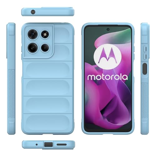 Smartphone-Klapphülle Kompatibel mit Motorola Moto G15 4G (ausländische Version). Handyhülle aus Silikon. Schlanke Hülle. Rundumschutz. Stoßfest. Kratzfest. Weiche Innenhülle aus beflockter Faser. Kom von OQQPXIUY