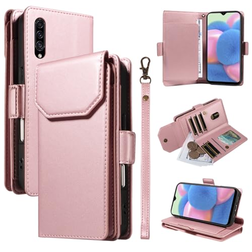 Smartphone-Klapphülle Kompatibel mit Samsung Galaxy A50/A30S/A50S, Brieftaschen-Schutzhülle mit Kartenhalter for Damen und Herren, modische PU-Lederhülle, seitliche Schnalle, Handschlaufe, Brieftasche Smartphone-Klapphülle Kompatibel mit Samsung Galaxy A50/A30S/A50S, Brieftaschen-Schutzhülle mit Kartenhalter for Damen und Herren, modische PU-Lederhülle, seitliche Schnalle, Handschlaufe, Brieftasche von OQQPXIUY