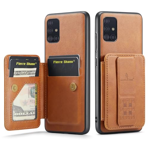 Smartphone-Klapphülle Kompatibel mit Samsung Galaxy A71 4G Wallet Case, stoßfester Ständer, Handy-Rückseite Wallet Case, mit einziehbarer Fingerschlaufe, Handheld-Design, Schutzhülle mit Kartenhalter Smartphone-Klapphülle Kompatibel mit Samsung Galaxy A71 4G Wallet Case, stoßfester Ständer, Handy-Rückseite Wallet Case, mit einziehbarer Fingerschlaufe, Handheld-Design, Schutzhülle mit Kartenhalter von OQQPXIUY