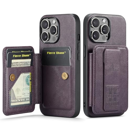 Smartphone-Klapphülle Kompatibel mit iPhone 14 Pro Max Wallet Case, stoßfester Ständer, Handy-Rückseite Wallet Case, mit einziehbarer Fingerschlaufe, Handheld-Design, Schutzhülle mit Kartenhalter [RFI Smartphone-Klapphülle Kompatibel mit iPhone 14 Pro Max Wallet Case, stoßfester Ständer, Handy-Rückseite Wallet Case, mit einziehbarer Fingerschlaufe, Handheld-Design, Schutzhülle mit Kartenhalter [RFI von OQQPXIUY