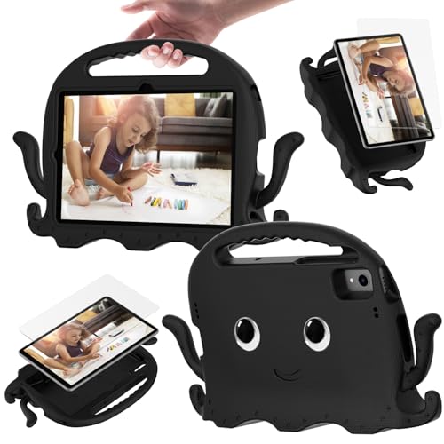 Tablet PC Taschen Hüllen Sleeves Compatible with Lenovo M10 FHD Plus / 2nd Gen (10.3") TB-X606 Case, Lightweight Shockproof Kids Cover , Anti-Slip Corners Tablet Case with Shoulder Strap for Children von OQQPXIUY