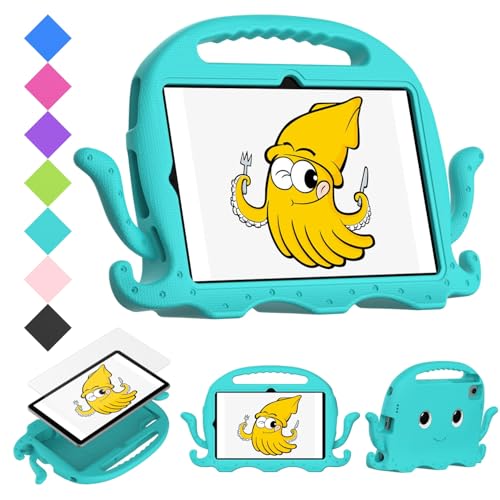 Tablet PC Taschen Hüllen Sleeves Compatible with Lenovo M10 FHD Plus / 2nd Gen (10.3") TB-X606 Case, Lightweight Shockproof Kids Cover , Anti-Slip Corners Tablet Case with Shoulder Strap for Children von OQQPXIUY