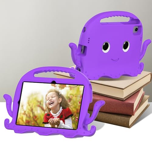 Tablet PC Taschen Hüllen Sleeves Compatible with Lenovo Tab M10 Plus 10.6" 3rd Generation 2022 (TB-125FU/ TB-128F) Case, Lightweight Shockproof Kids Cover , Anti-Slip Corners Tablet Case with Shoulder von OQQPXIUY