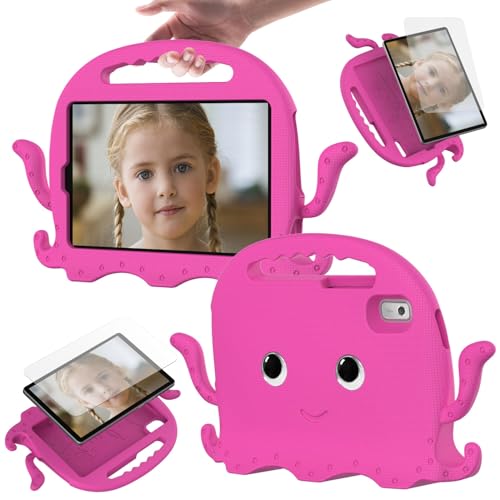Tablet PC Taschen Hüllen Sleeves Compatible with Lenovo Tab M9 9.0 inch (TB-310FU,2023 Released) Case, Lightweight Shockproof Kids Cover , Anti-Slip Corners Tablet Case with Shoulder Strap for Childre von OQQPXIUY