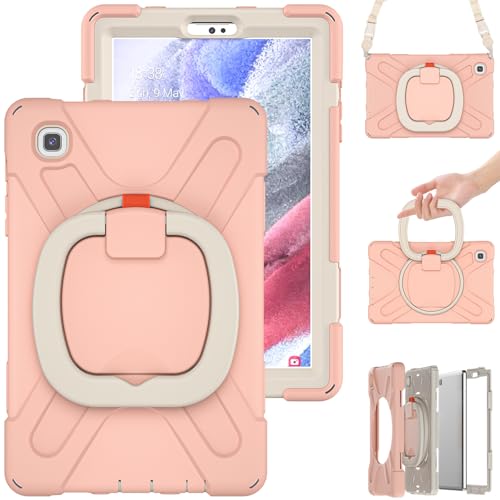 Tablet PC Taschen Hüllen Sleeves Hülle kompatibel mit Samsung Galaxy Tab A7 Lite 8,7 Zoll 2021 T220/T225N/T225C/T227U, stoßfeste, robuste Abdeckung mit 360°-Drehständer, robuste Tablet-Hülle mit Hand- von OQQPXIUY