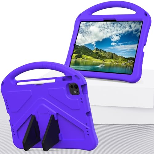 Tablet PC Taschen Hüllen Sleeves Hülle kompatibel mit iPad Air 11 Zoll M3 (2025) und Air 11 Zoll M2 (2024). Stoßfeste Tablet-Hülle. Leichte EVA-Tablet-Hülle mit verstellbarem Riemen. Schutzhülle for K von OQQPXIUY