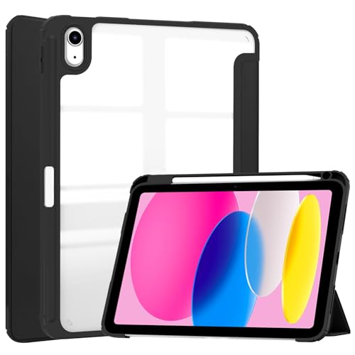 Tablet PC Taschen Hüllen Sleeves Hybrid-Slim-Case kompatibel mit iPad A16 11. Generation 2025 11. Gen A16 11 Zoll 2025 mit S-Pen-Halter, stoßfeste Abdeckung mit klarer transparenter Rückschale, Auto W von OQQPXIUY