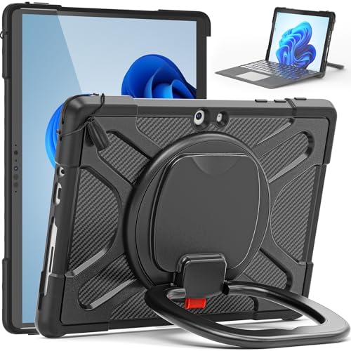 Tablet PC Taschen Hüllen Sleeves Kompatibel mit Microsoft Surface Go 4/Surface Go 3/Surface Go 2/Surface Go 1 10,5-Zoll-Hülle, kompatibel mit Type Cover-Tastatur mit Ständer, stoßfeste, robuste Schutz von OQQPXIUY