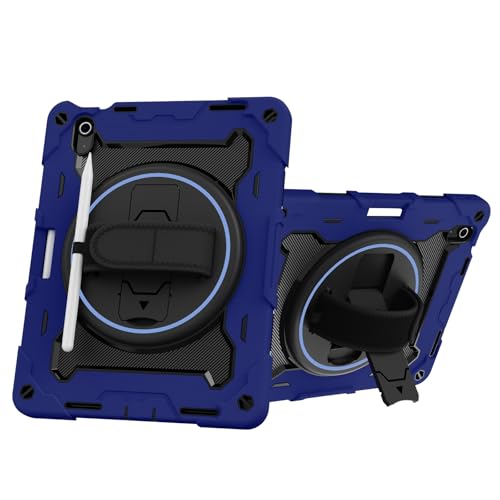 Tablet PC Taschen Hüllen Sleeves Kompatibel mit der Tablet-Hülle for das iPad der 11. Generation A16 (11 Zoll, 2025), robuste, stoßfeste Kinderhülle mit Ständer, robuste Schutzhülle mit Handschlaufe u von OQQPXIUY