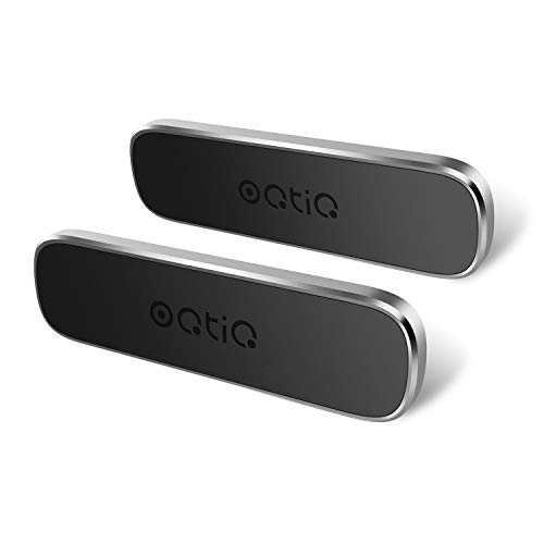 OQTIQ [2 Stück Magnetische Handyhalterung für Auto, multifunktionale Handyhalterung, zum Aufkleben, rechteckig, flaches Auto-Armaturenbrett, magnetische KFZ-Halterung für Handys, Mini-Tablets, iPad von OQTIQ