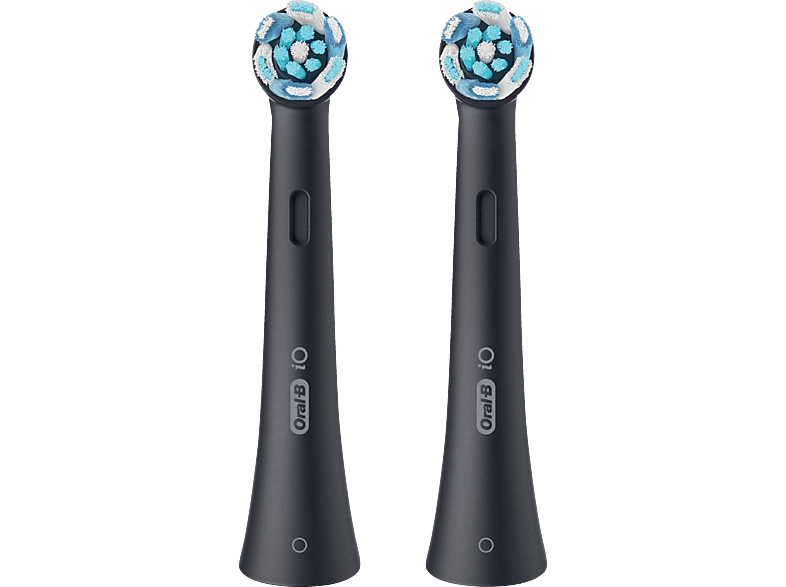 ORAL-B Oral-B iO Ultimative Reinigung, Original Aufsteckbürsten für elektrische Zahnbürsten, 'Borsten-in-Borsten' Bündel, Schwarz, 2 Stück von ORAL-B