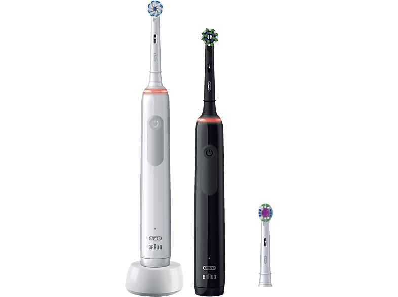 ORAL-B Pro 3 3900 Elektrische Zahnbürste Black/White, Reinigungstechnologie: Oszillierend / Rotierend Pulsierend (3D) von ORAL-B