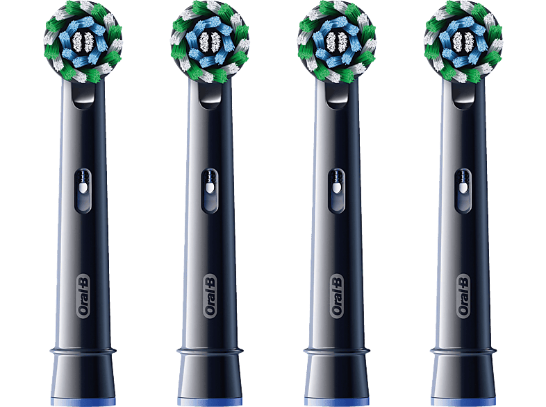 ORAL-B Pro CrossAction 4 Stück, schwarz Aufsteckbürsten von ORAL-B