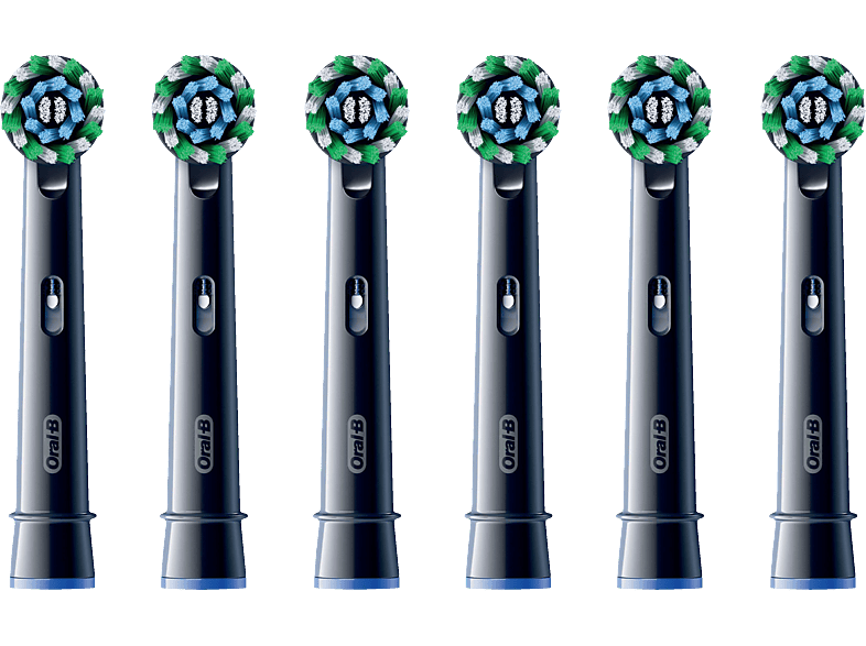 ORAL-B Pro CrossAction 6 Stück, schwarz Aufsteckbürsten von ORAL-B