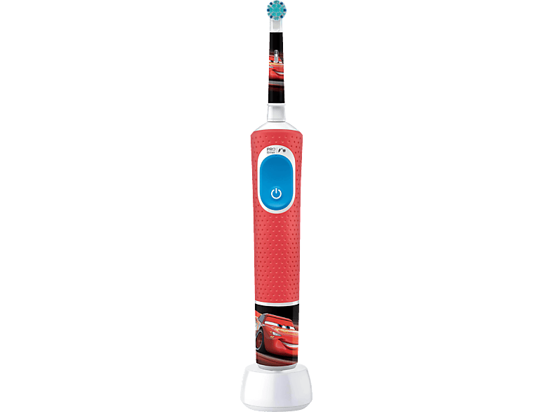 ORAL-B Pro Kids 3+ Cars Elektrische Kinderzahnbürste Rot/Blau, Reinigungstechnologie: Oszillierend / Rotierend (2D) von ORAL-B